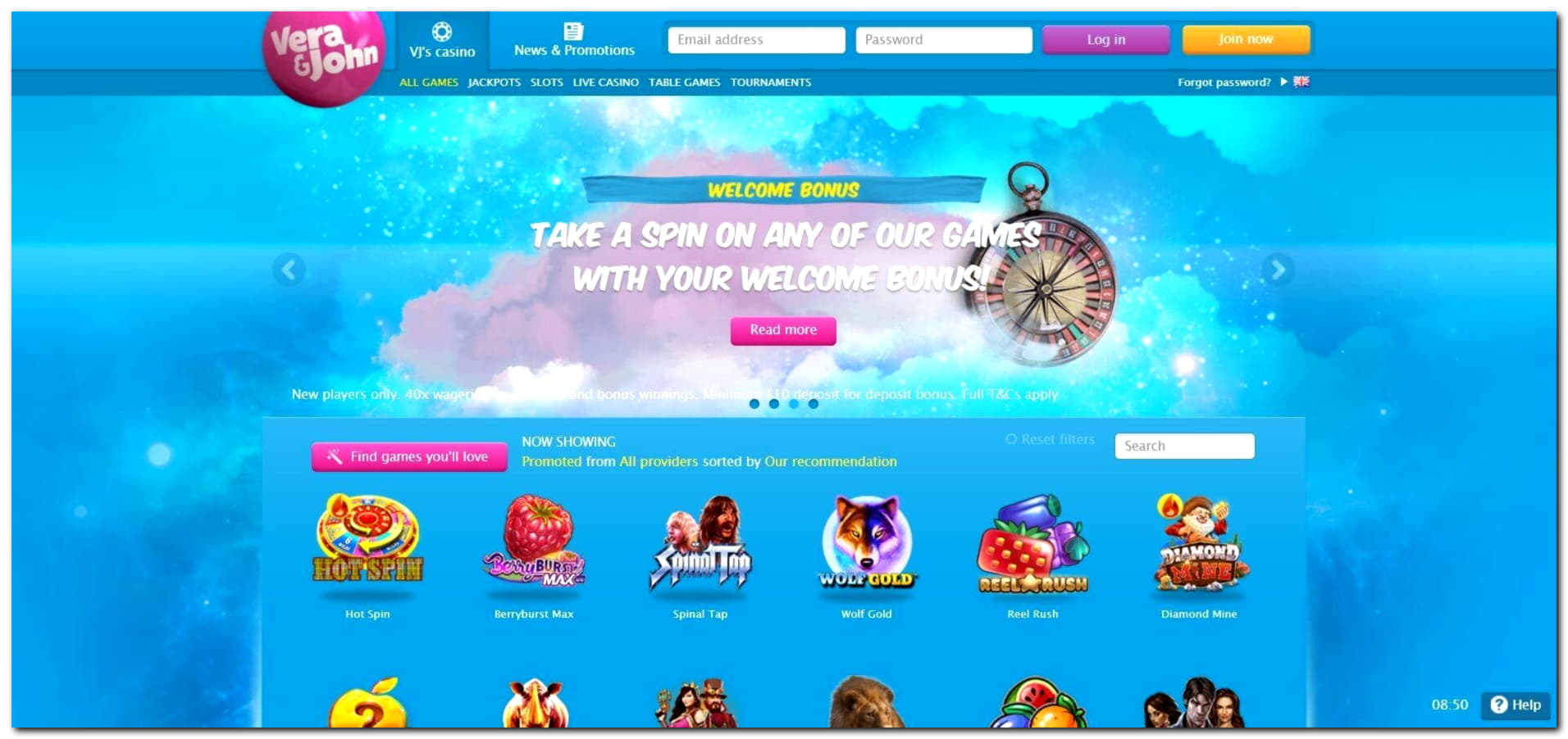 140 rotiri gratuite la Casino com